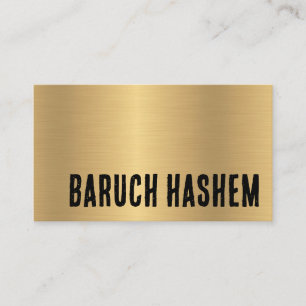Cartão de Visita Baruch Hashem