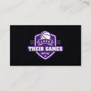 Cartão De Visita Basball Sacramento Kings Jersey Color