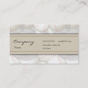 Cartão de visita - basebol