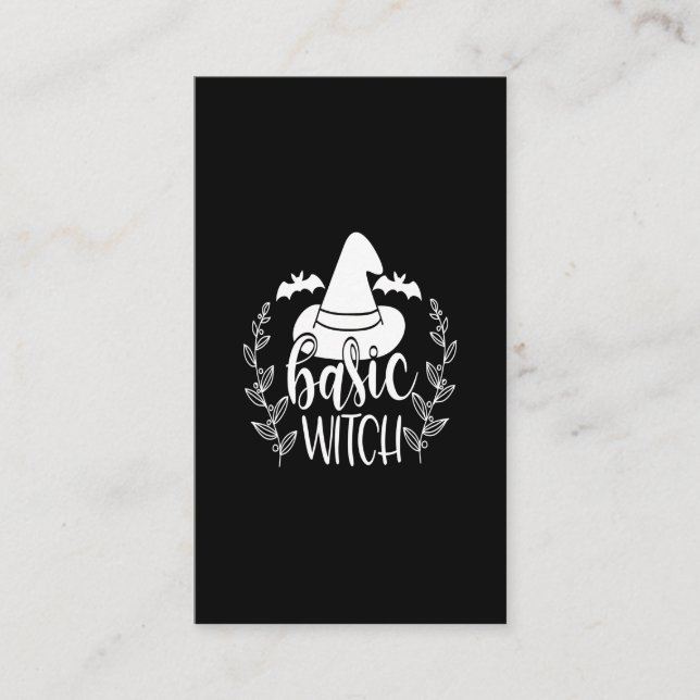 Cartão De Visita basic witch (Frente)