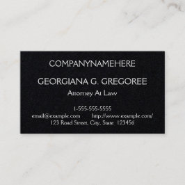 Cartão de visita básico, mínimo