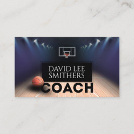 Cartão De Visita Basketball Coach