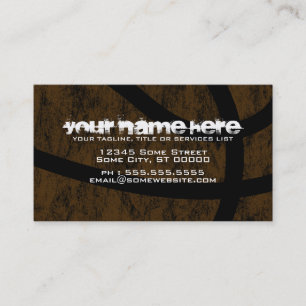 Cartão De Visita basquetebol