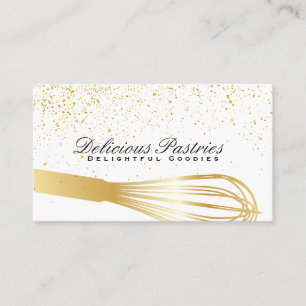 Cartão De Visita Batedeira (ouro) Mestre Culinário