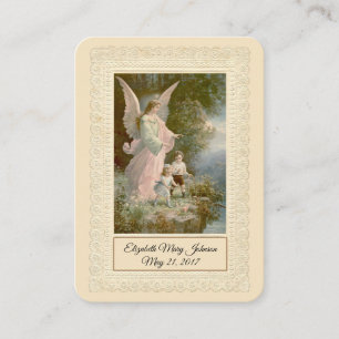 Cartão De Visita Batista Católico Lembrança Batista Sacro