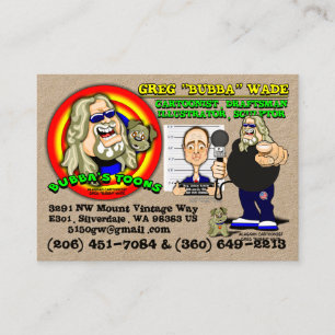 CARTÃO DE VISITA BBA'S TOONS