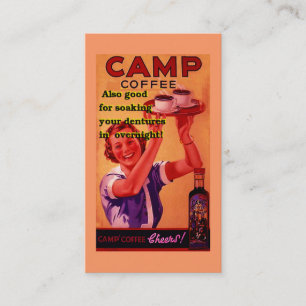 Cartão De Visita BC para aqueles envolvidos na promoção de cafés go