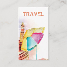 Cartão De Visita *~* Beach Sand Sea Viagem Tourist QR