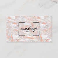  Beauon Salon Makeup Artista Rosa Dourado Marble 
