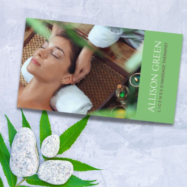 Cartão De Visita Beauon Salon SPA Acupression Massage Salon (Beauty Salon SPA Acupressure Massage Salon Business Card)