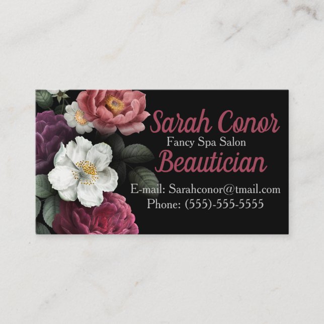 Cartão De Visita Beauticista (Frente)
