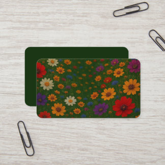 Cartão De Visita Beautiful Floral Business Card (1)
