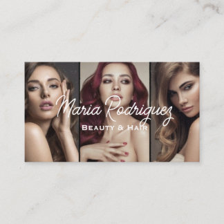 Cartão De Visita Beauty & Hair Salon Business Card