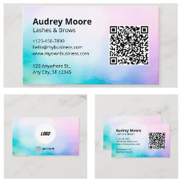 Cartão De Visita Beauty Salon Branding Eyelash