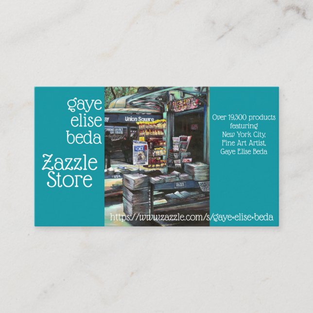 Cartão De Visita beda gaye elise (Frente)