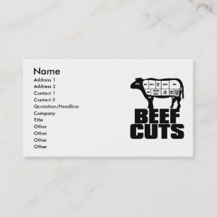 Cartão De Visita Beef_Cuts