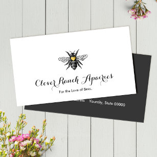 Cartão De Visita Beekeeper Apadice Honey Bee