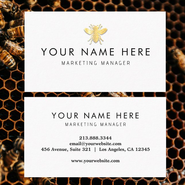 Cartão De Visita BeeKeeper Honey (Criador carregado)