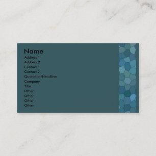 Cartão De Visita Beira de Pebbled