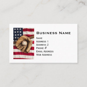 Cartão De Visita Beisebol Vintage