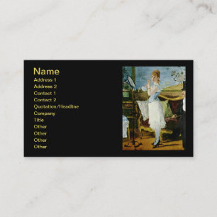 Cartão De Visita Belas artes de Manet Nana