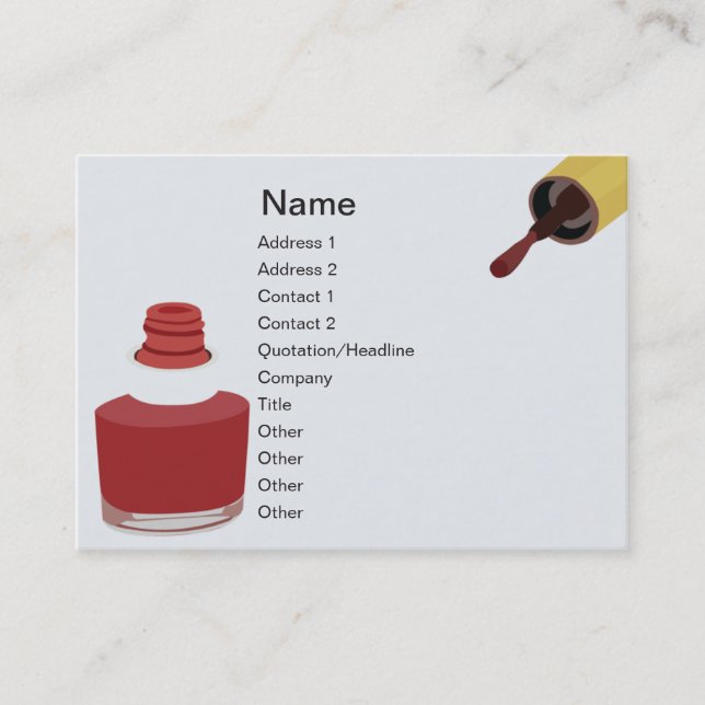 Cartão De Visita Beleza - carnudo (Frente)