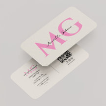 Beleza de Inicial Minimal Monograma Areia Rosa