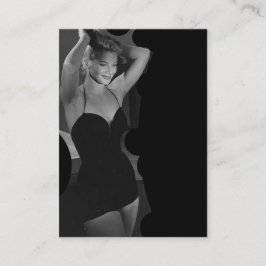 Cartão De Visita Beleza de um belo traje de banho