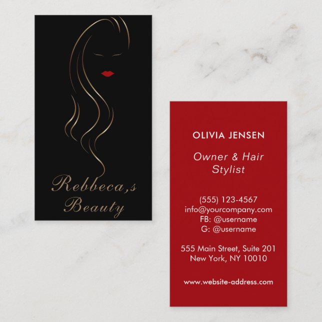 Cartão De Visita Beleza do artista Salon Lash Extension piscar os o (Frente/Verso)