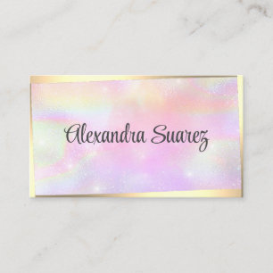 Cartão De Visita Beleza do Pastel Rosa Rosa-Rosa-Rosa-Quadro Modern