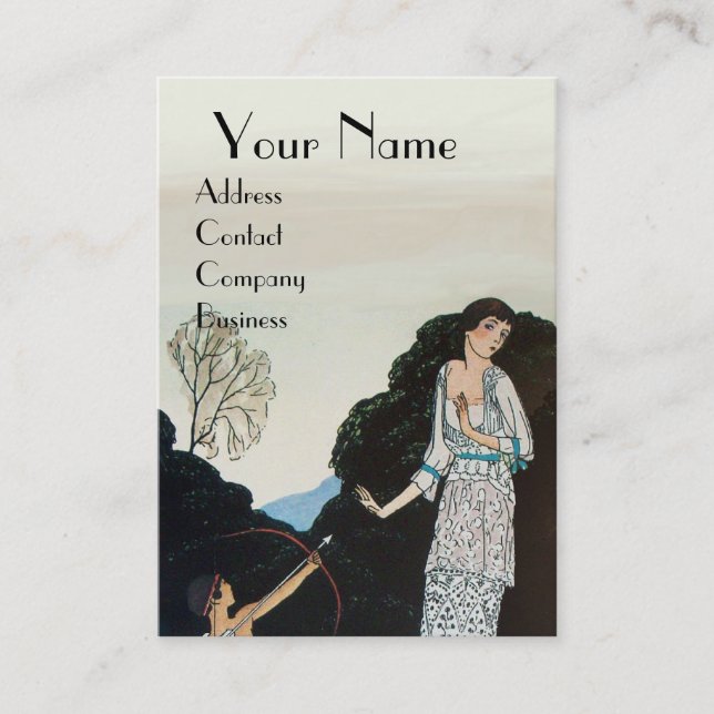 CARTÃO DE VISITA BELEZA E CUPIDA - ARTISTA DO DESIGNER DE MASSA (Frente)