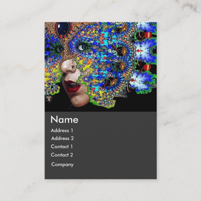 Cartão De Visita Beleza EPHEMERAL, Moda, Cosméticos, Artista Makeup (Frente)