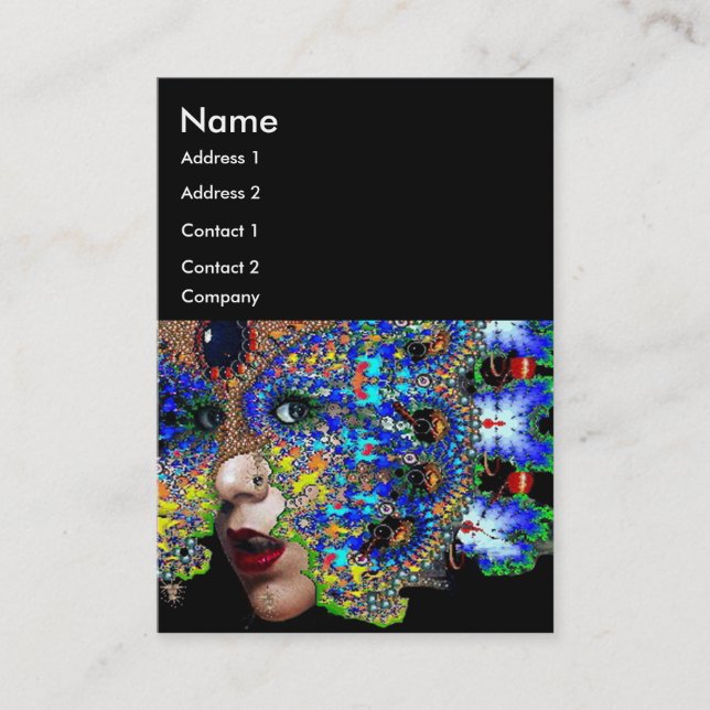 Cartão De Visita Beleza EPHEMERAL, Moda, Cosméticos, Artista Makeup (Frente)