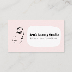 Cartão De Visita Beleza Facial Estética de Cílios e Sobrancelhas Be