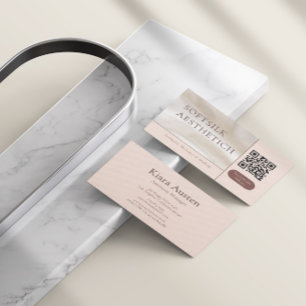 Cartão De Visita Beleza Minimalista Elegante
