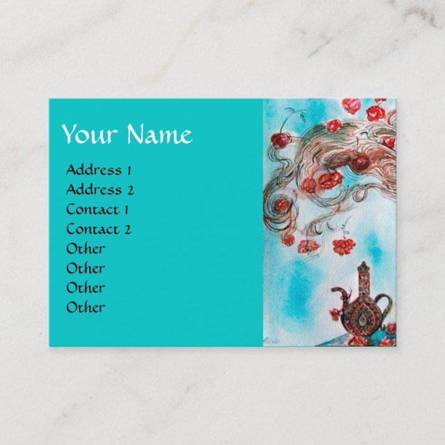 Cartão De Visita Beleza Oriental, Moda, Joias (Frente)