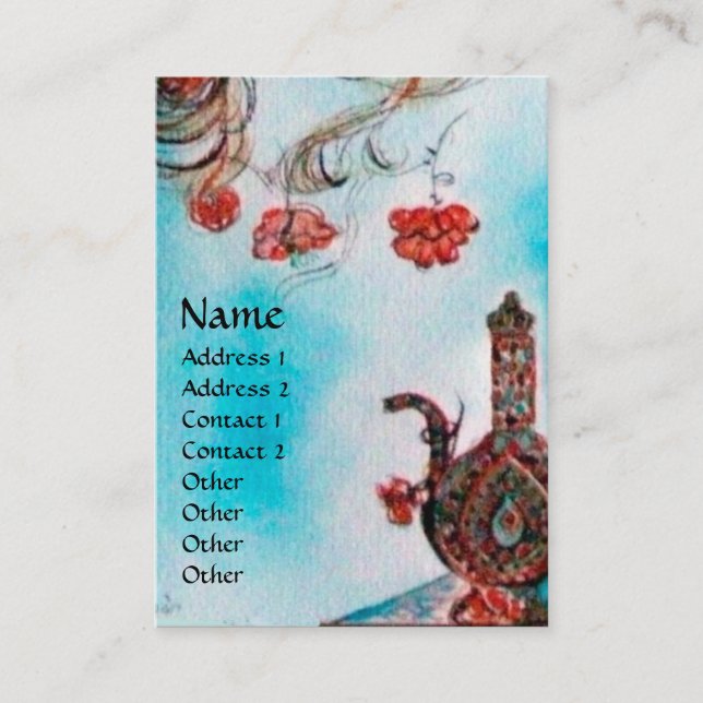Cartão De Visita Beleza Oriental, Moda, Joias (Frente)