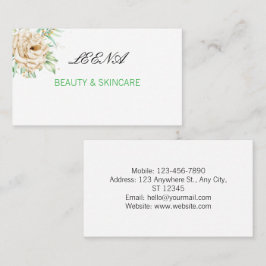 CARTÃO DE VISITA BELEZA PERSONALIZADA