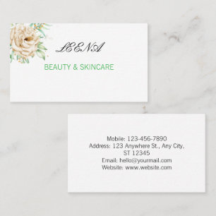 CARTÃO DE VISITA BELEZA PERSONALIZADA