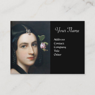 Cartão De Visita BELEZA ROMÂNTICA, Salão Spa, Maquiador