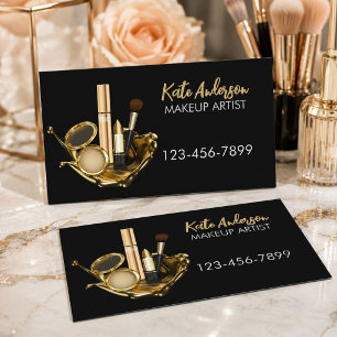 Cartão De Visita Beleza Salon Stylist Makeup Artista Cosmetólogo