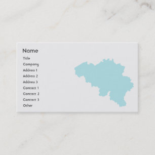 Cartão De Visita Bélgica - Empresa