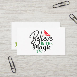 Cartão De Visita Believe in the Magic Business Card