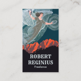 Cartão De Visita Belle Epoque Vintage Art