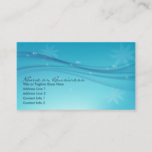 Cartão De Visita benevolência azul