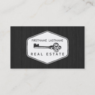 Cartão De Visita Bens imobiliários profissionais modernos