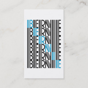 Cartão De Visita BERNIE sanders textual
