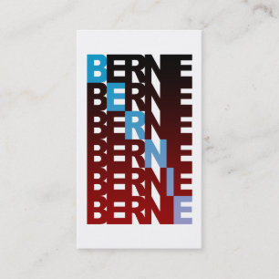 Cartão De Visita BERNIE sanders textualBern