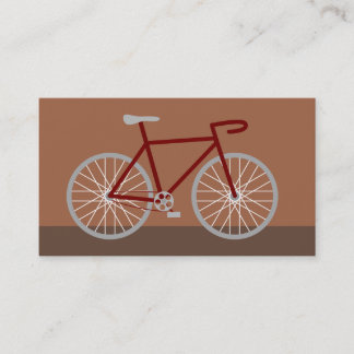 Cartão De Visita Bicicleta de Brown