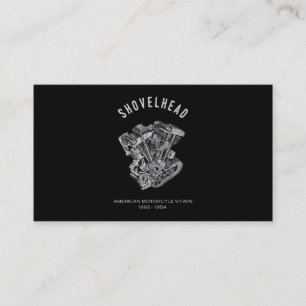 Cartão De Visita Bicicleta de Desenho de Motociclo HD Vtwin Shovelh